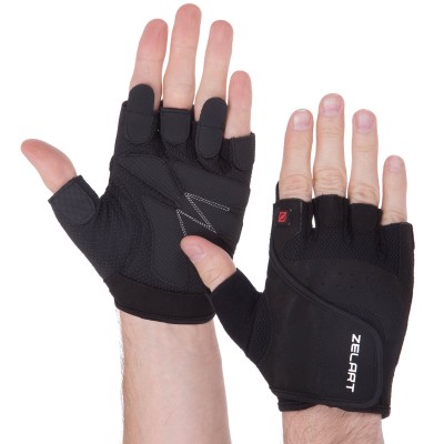 Спортивные перчатки Zelart SB-161564 S-XXL черный - ваш идеальный выбор для тренировок