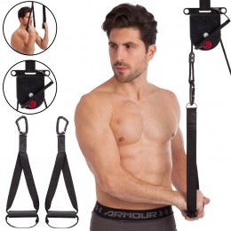 Петли тренировочные Zelart SUSPENSION SYSTEM AF5004 черный – идеальный инструмент для эффективных тренировок