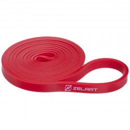Резина петля для подтягиваний и тренировок лента силовая Zelart POWER LOOP FI-2606-1 9-16кг красный