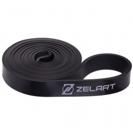 Резина петля для подтягиваний и тренировок лента силовая Zelart POWER LOOP FI-2606-2 16-32кг черный