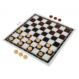 Шашки с виниловым игровым полем Sport Trade3107-32