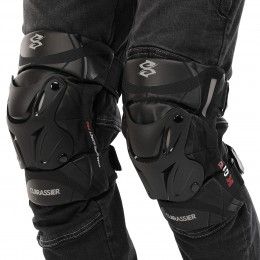 Мотонаколенники CUIRASSIER K09 защитные, 2шт, цвета в ассортименте
