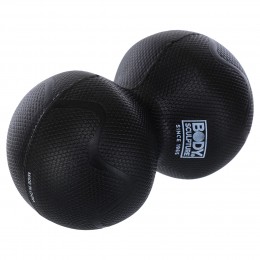 Мяч массажный двойной для МФР и самомассажа Duoball BODY SCULPTURE SXBB-0122-B ø6,5см черный