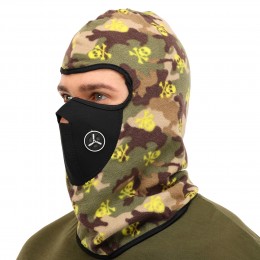 Балаклава флисовая зимняя Sport Trade MS-0302 черная M
