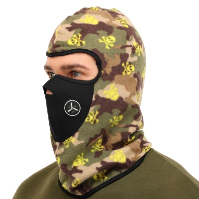 Балаклава флисовая зимняя Sport Trade MS-0302 черная M