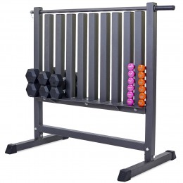 Стойка вертикальная для гантелей Zelart RK2506L размер-107х68х105см черный