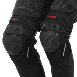 Защитные мотонаколенники SCOYCO K39, 2 шт, M-L, черные