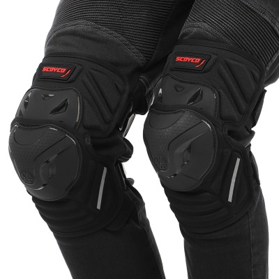 Защитные мотонаколенники SCOYCO K39, M-L, черные