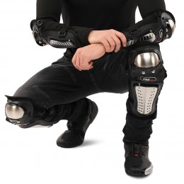 Комплект мотозащиты PRO-BIKER P34 для коленей и локтей, черный Комплект мотозащиты PRO-BIKER P34 для коленей и локтей, черный