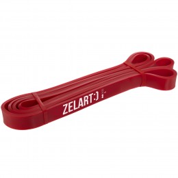 Резина петля для подтягиваний и тренировок лента силовая Zelart POWER BANDS FI-0889-2 11-29кг красный