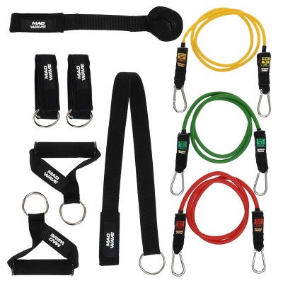 Эспандер MadWave Dry Training MULTI set M077007000W черный – ваш идеальный помощник в тренировках
