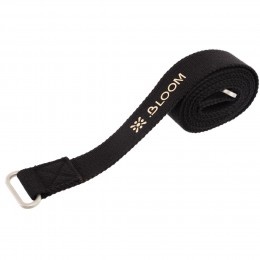 Ремень-стяжка для переноски коврика BLOOM YOGA PAD STRAP LB7089 черный