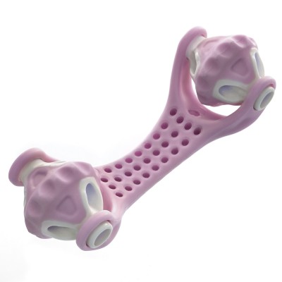 Массажер роликовый для тела ручной 2 шарика FHAVK Massage Roller Sport Trade FI-1532