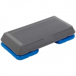 Степ-платформа для фитнеса и аэробики 2 уровня высоты Sport Trade FI-1576 72x36,5x10-15см цвета в ассортименте