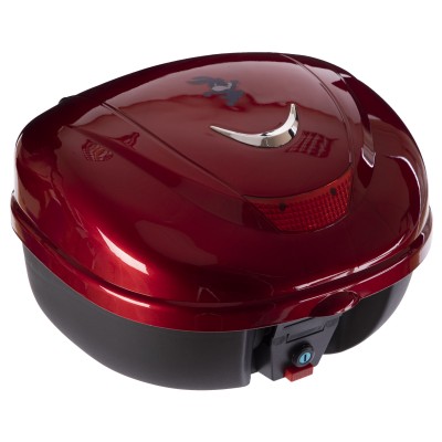 Кофр центральный задний Top Case BUOTAI ZH-938, 40x35x26см, черно-красный