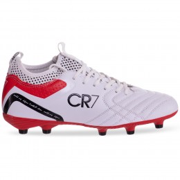 Бутсы футбольные Sport-Trade 20505-5 размер 40-44 белый-красный