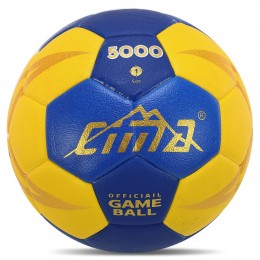 Мяч гандбольный CIMA VB-5000-1 №1 PU синий-желтый