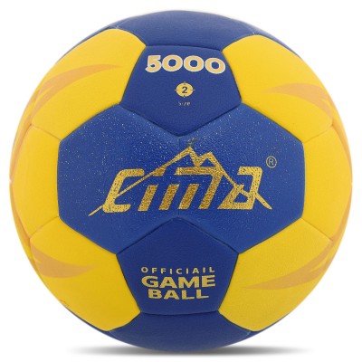Мяч гандбольный CIMA VB-5000-2 №2 PU синий-желтый