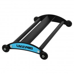 Роллер для ягодичных мышц Glute Ham Roller LiveUp LP8347 – идеальный тренажер для укрепления ягодиц и бедер