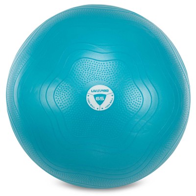 Фитбол мяч для фитнеса сатин LiveUp LP8201-65 ø65см