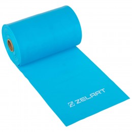 Лента эластичная для фитнеса и йоги Zelart FI-5361-3 синий