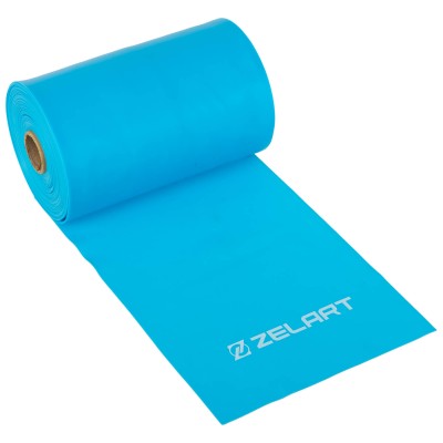 Лента эластичная для фитнеса и йоги Zelart FI-5361-3 синий