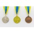 Медаль спортивная с лентой WORTH d-4,5см C-4520 1-золото, 2-серебро, 3-бронза (металл, d-4,3см, 20g)
