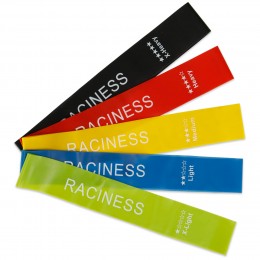 Набор резинок для упражнений ленты сопротивлений LOOP BANDS Raciness FI-1748 5шт цвета в ассортименте