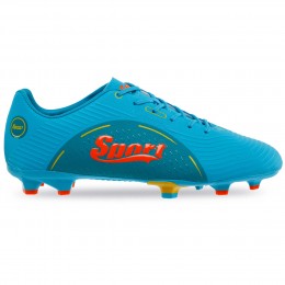 Бутсы футбольные SPORT SG-301041-1 размер 40-45 синий-оранжевый