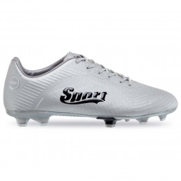 Бутсы футбольные SPORT SG-301041-4 размер 40-45 серебряный-черный