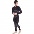 Мужской комплект термобелья Zelart CO-2194-2196, черный L-XL