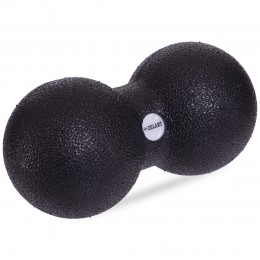 Мяч массажный двойной для МФР и самомассажа Duoball Zelart FI-6664 ø8см черный
