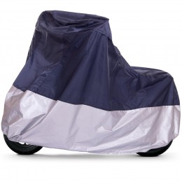 Чехол для мотоцикла Sport Trade QW-015 M-2XL серебряный, защита от пыли, влаги, УФ-лучей