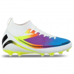 Бутсы футбольные Sport-Trade 768G-34-39-3 размер 34-39 белый-желтый-фиолетовый