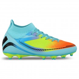 Бутсы футбольные Sport-Trade 768G-39-45-1 размер 39-45 голубой-желтый-розовый