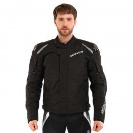 Мотокуртка утепленная SCOYCO JK190 черная M-2XL
