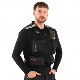 Комплект мотозащиты Sport Trade RB5 черный детский: моточерепаха, наколенники Комплект мотозащиты Sport Trade RB5 черный детский: моточерепаха, наколенники