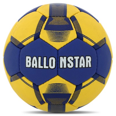 Мяч гандбольный BALLONSTAR HB-5043-3 размер 3 синий-желтый