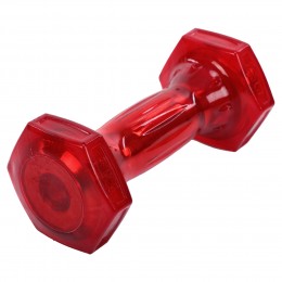 Гантель для фитнеса с TPU покрытием Zelart Jelly Urethane Coated Dumbbells TA-2946-2_5LB 1шт 1,13кг красный