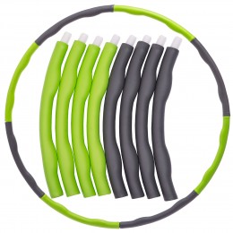 Обруч для похудения Hula Hoop IntiPal BY-018 - Разборной, 8 секций, двухцветный, Для эффективного похудения