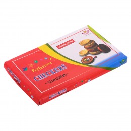 Набор для игры в нарды и шашки 30 фишек и 2 кубика 3310W дерево
