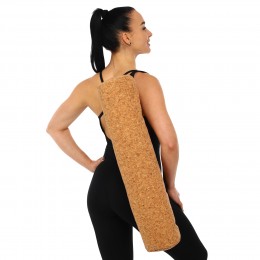 Стильная сумка-чехол для йога коврика KINDFOLK Yoga bag Sport Trade FI-6973 бежевый - идеальный спутник для тренировок