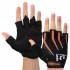 Перчатки для фитнеса HARD TOUCH FG-005 S-XL черный-оранжевый - идеальный выбор для тренировок! Перчатки для фитнеса HARD TOUCH FG-005 S-XL черный-оранжевый - идеальный выбор для тренировок!