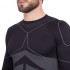 Термофутболка для активного спорта мужская Zelart CO-2194 размер L-XL черный