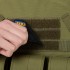 Шеврон патч на липучке "Флаг Украины с гербом UKRAINE" TY-9924 серый-желтый-голубой