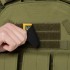 Шеврон патч на липучке "Флаг Украины с гербом" TY-9925 желтый-голубой